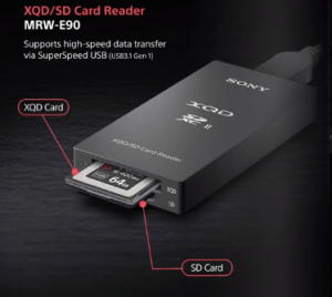 קורא כרטיסי זיכרון SONY MRW-E90 XQD / SD